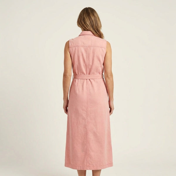 Georgina · Vestido Maxi de Denim
