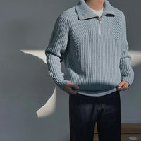 Kenneth · Pullover Azure con Cremallera