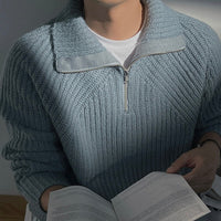 Kenneth · Pullover Azure con Cremallera