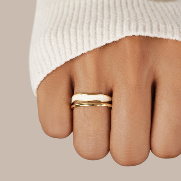 Sahara · Anillo Dorado Sahara en Capas