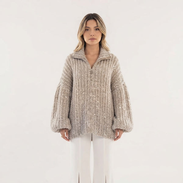 Chaqueta Punto Lentejuelas