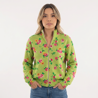 Chaqueta Cuello Alto Forro Polar