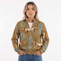 Chaqueta Cuello Alto Forro Polar