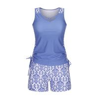 Conjunto Tankini de Dos Piezas de Talle Alto