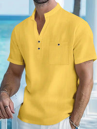 Ethan · Camisa Elegante de Manga Corta