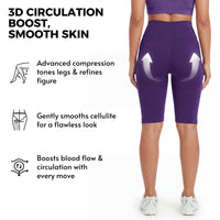 Leggings Cortos Moldeadores Push-Up 3D