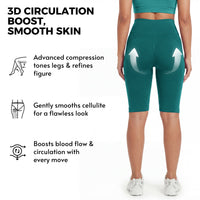 Leggings Cortos Moldeadores Push-Up 3D