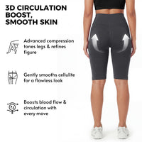 Leggings Cortos Moldeadores Push-Up 3D