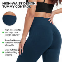Leggings Cortos Moldeadores Push-Up 3D