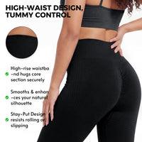 Leggings Cortos Moldeadores Push-Up 3D