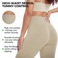 Leggings Cortos Moldeadores Push-Up 3D