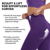 Leggings Cortos Moldeadores Push-Up 3D