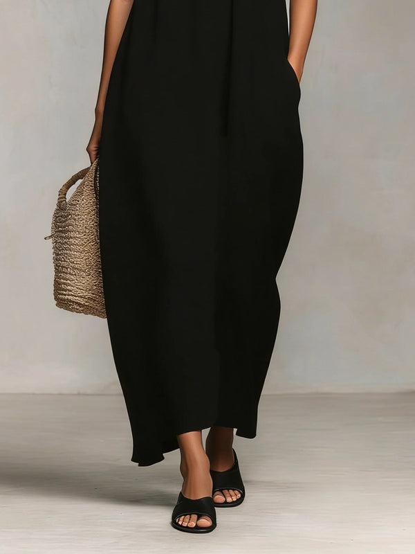 Mirelle™ | Vestido Maxi con Bloques de Color y Tirantes Finos
