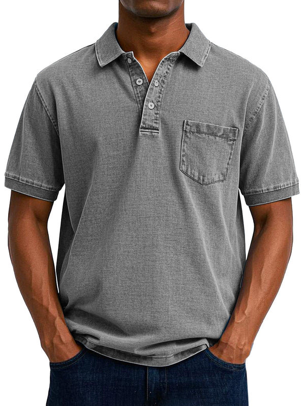 Nathaniel · Polo Vintage Casual para Hombre