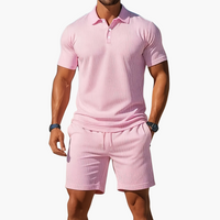 Conjunto Polo y Bermudas de Manga Corta para Hombre