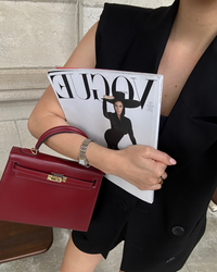 Mini Burdeos · Mini Bolso de Cuero Elegante