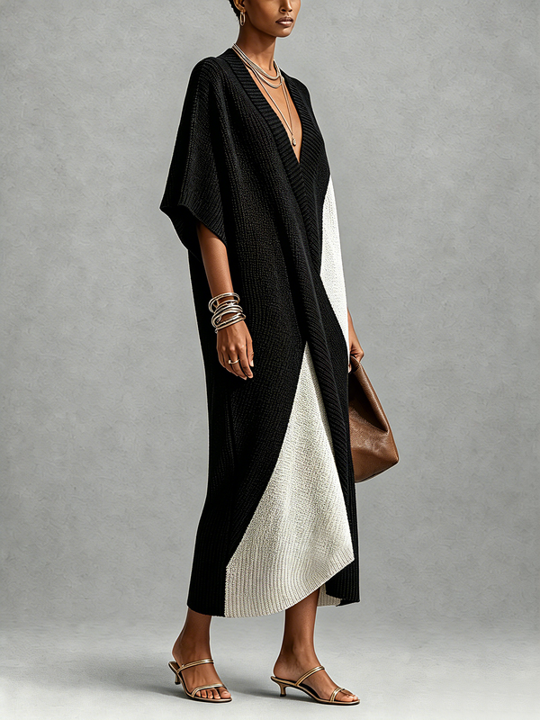 Véra | Vestido Ébano y Marfil