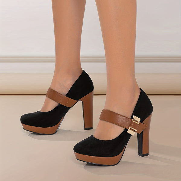 Confort · Escarpines Elegantes de Tacón Cómodo
