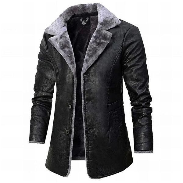 Laurent Monaco · Chaqueta de Cuero Elegant Casual