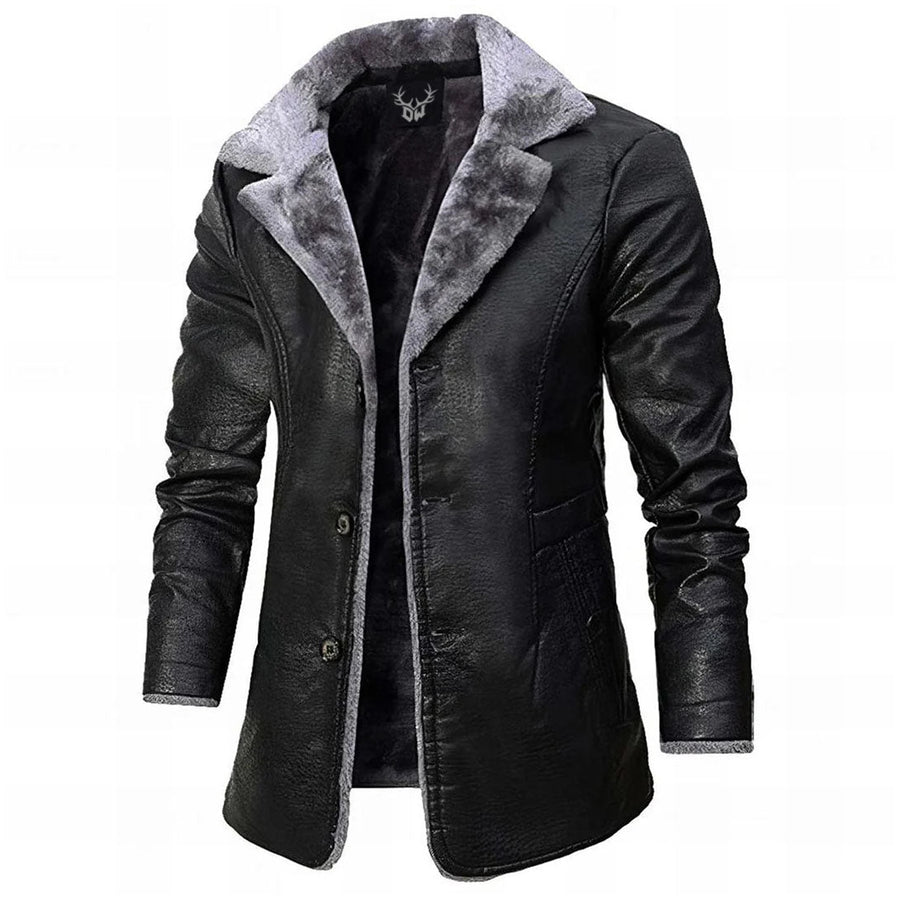 Laurent Monaco · Chaqueta de Cuero Elegant Casual
