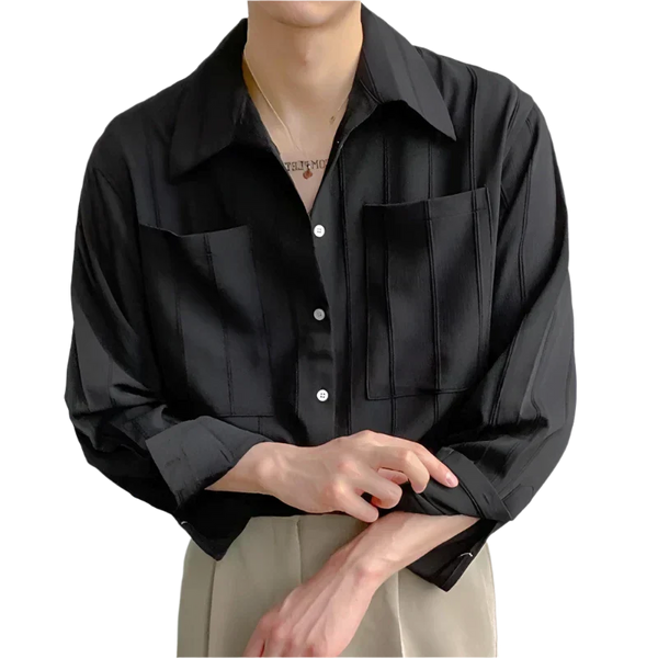 Elijah · Camisa de Punto Acanalado St Tropez