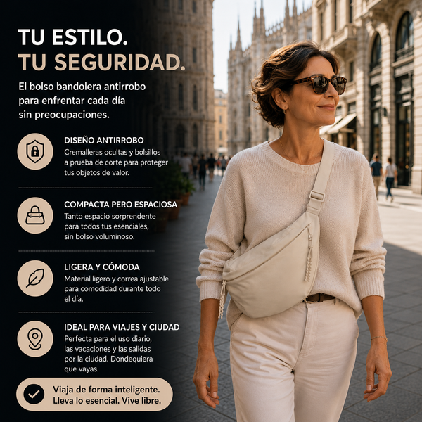 Emma · Bolso de Hombro Elegante Beige