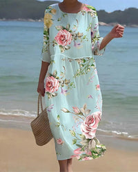 Keely | Vestido Flores del Atardecer