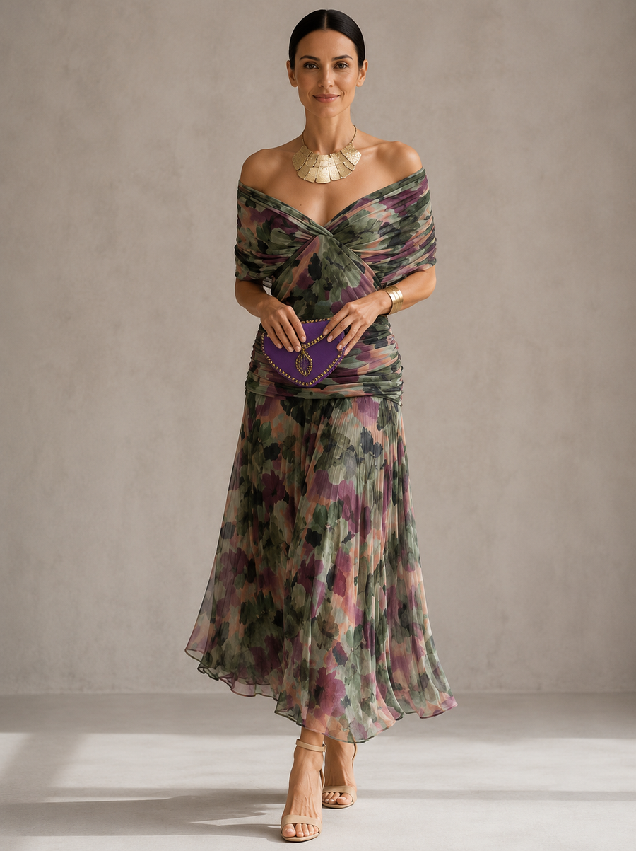 Hendrika · Vestido de Noche Coral