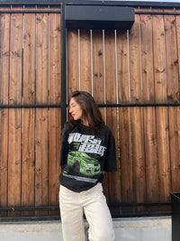 Estampado Frontal - Velocidad Camiseta Vintage