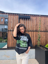 Estampado Frontal - Velocidad Camiseta Vintage