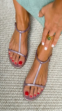 Bianca™| Sandales Dorées Été