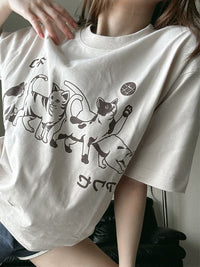 Estampado Frontal - Juguetón Camiseta