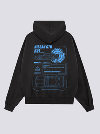 GTR Plano Sudadera con Capucha