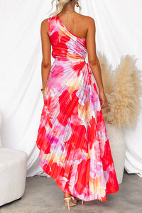 Yanira · Vestido Plisado de Un Hombro