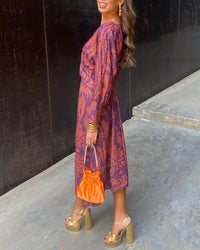 Celeste · Vestido Midi Elegancia Floral