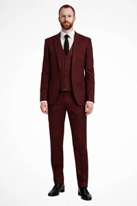 Clifton | Traje de lino de tres piezas para hombre con blazer, pantalón y chaleco™