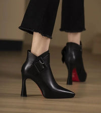 Bottines · Botines con Tacón y Hebilla Oversize