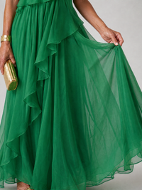 Valeria · Vestido Maxi con Volantes