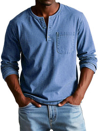 Connor · Camisa Vintage de Manga Larga