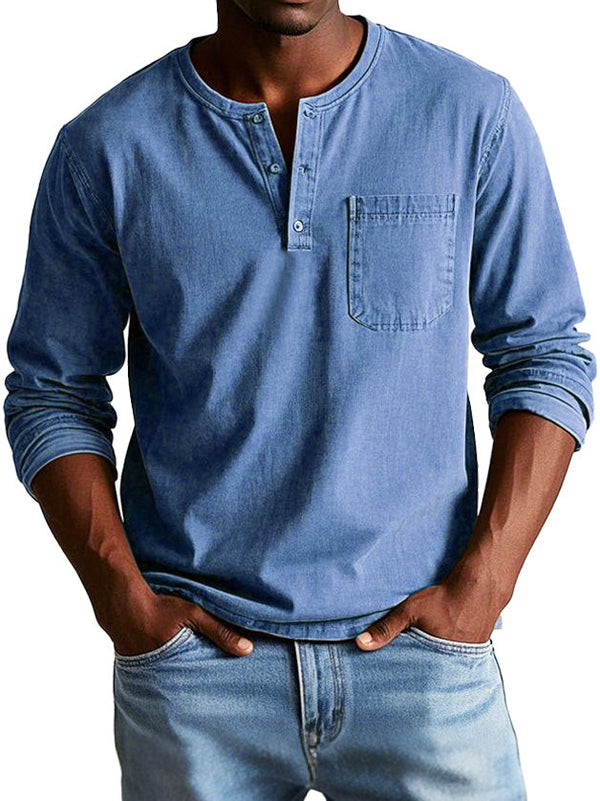 Connor · Camisa Vintage de Manga Larga