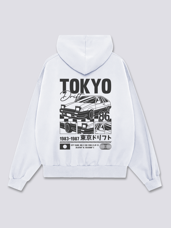 Tokio Drift Sudadera con Capucha