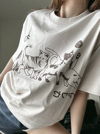 Estampado Frontal - Juguetón Camiseta