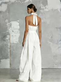 Zoltán · Mono de Lino con Cuello Halter