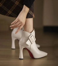 Bottines · Botines con Tacón y Hebilla Oversize