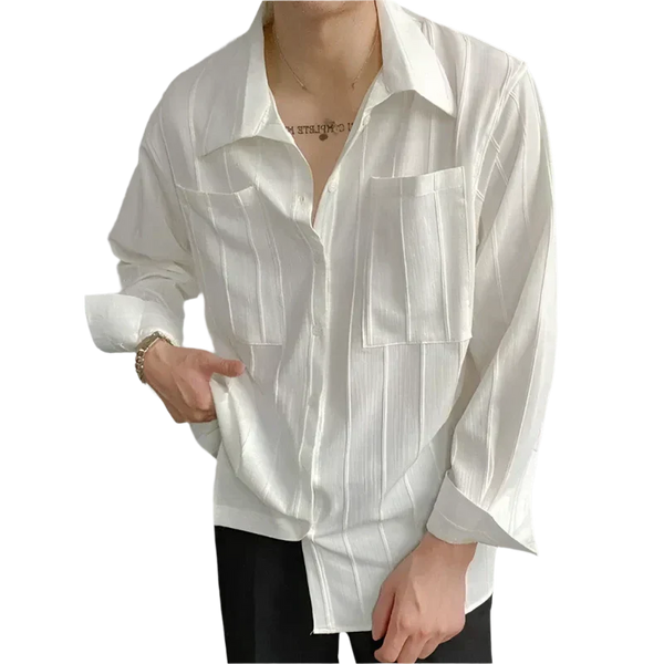 Elijah · Camisa de Punto Acanalado St Tropez