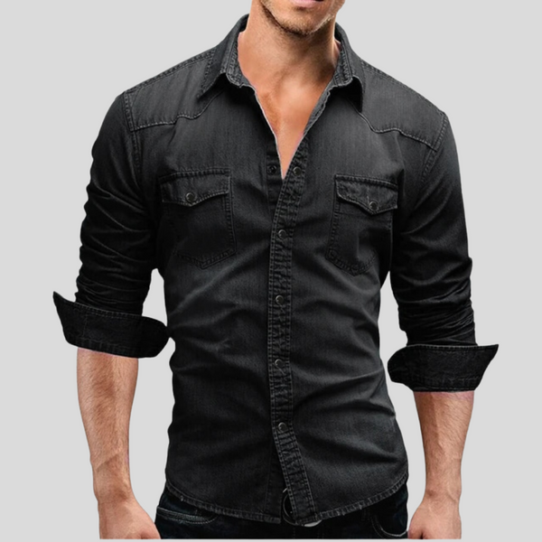 Sean · Camisa Denim Estilo Moderno