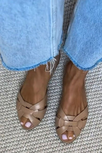Serafina™ | Sandales Tressées Nature