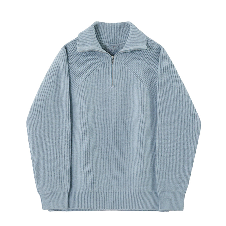 Kenneth · Pullover Azure con Cremallera