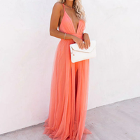 Ginevra · Vestido Maxi en Luz Coral