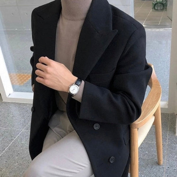 Laurent Monaco · Abrigo Cruzado Elegante